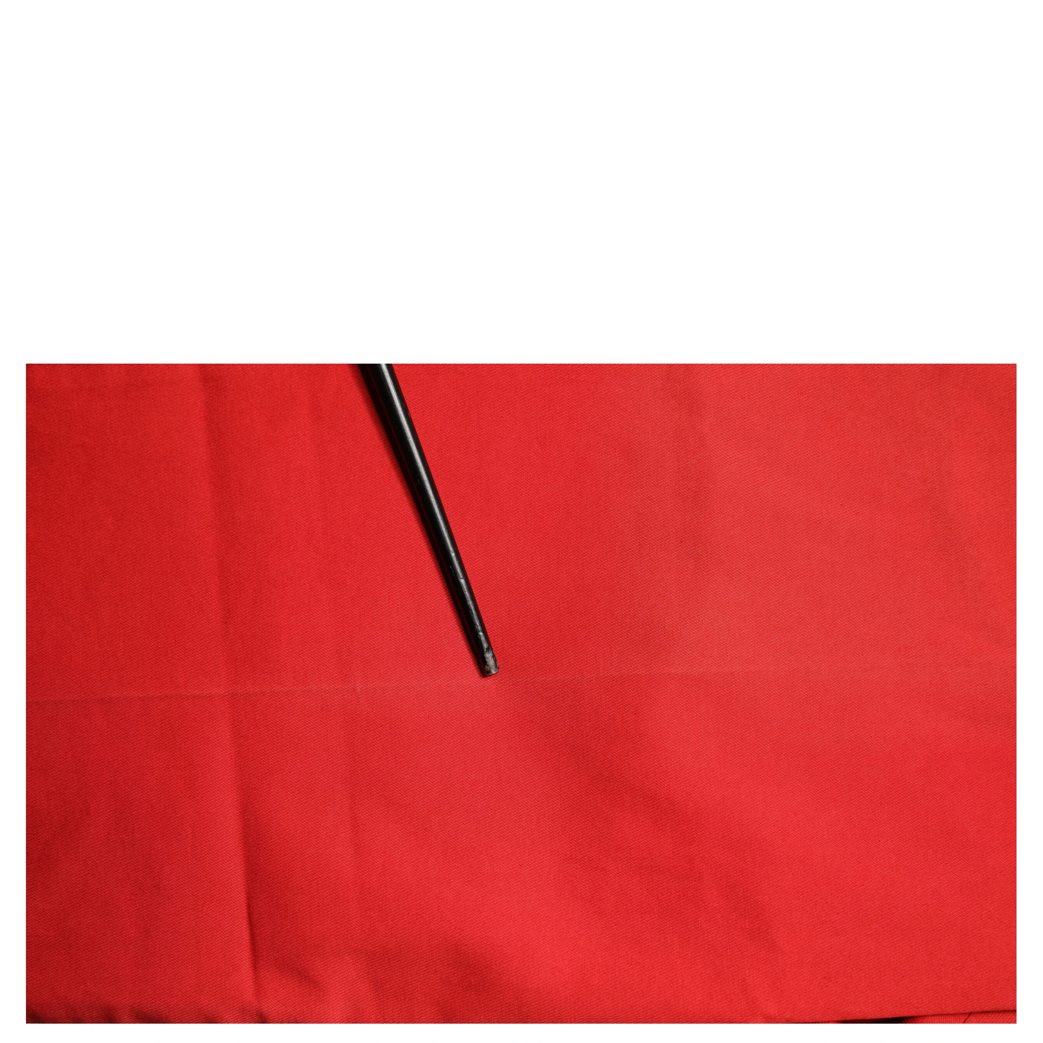 Red Flared Mid Waist Chino Casual Trouser Pants