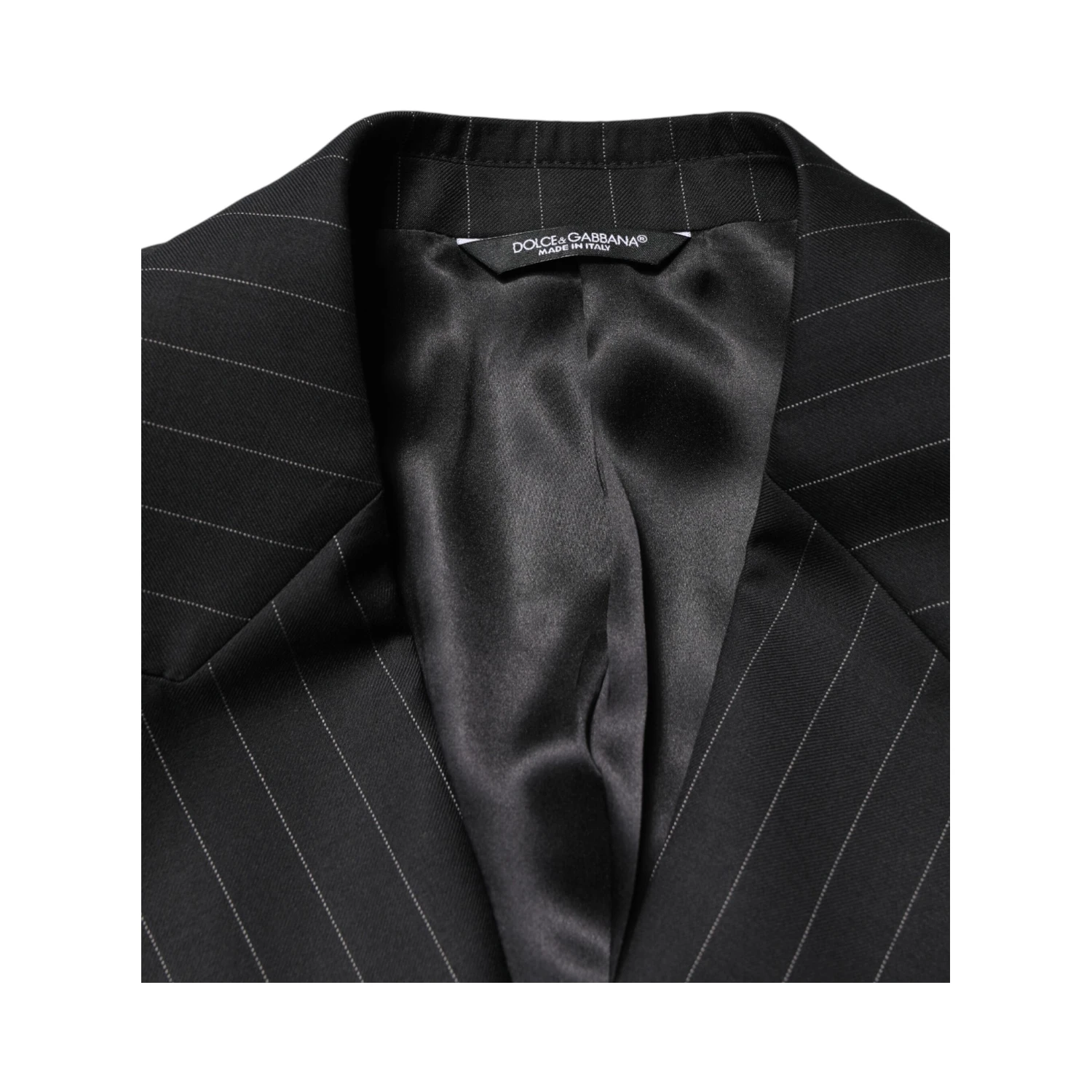Black Stripes Double Breasted 2Button Blazer