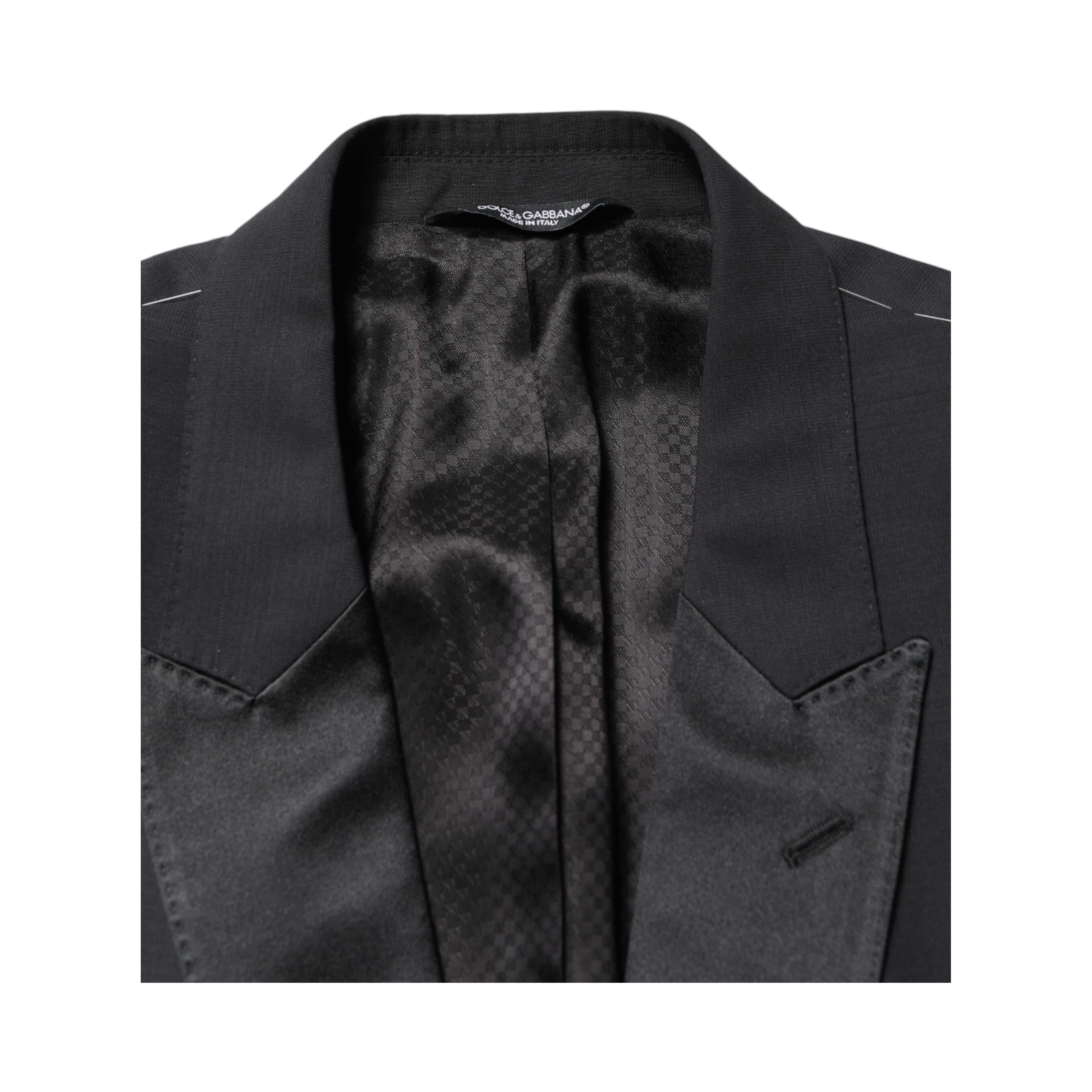Black MARTINI Single Breasted Jacket Blazer
