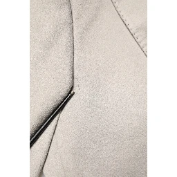 Gray Cashmere Single Breasted Jacket Blazer