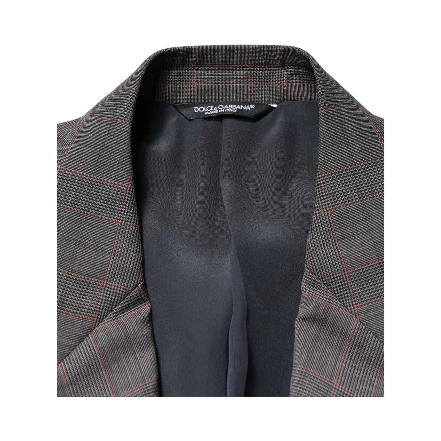 Gray Wool Single Breasted 2 Button Blazer