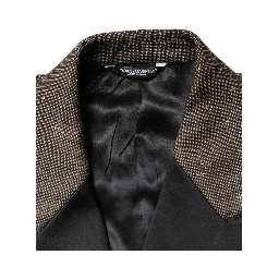 Gray Double Breasted 2 Button Jacket Blazer