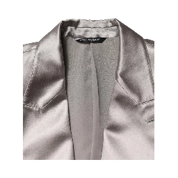 Silver SICILIA Single Breasted Jacket Blazer