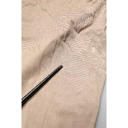Beige Lyocell Skinny High Waist Chino Casual Pants