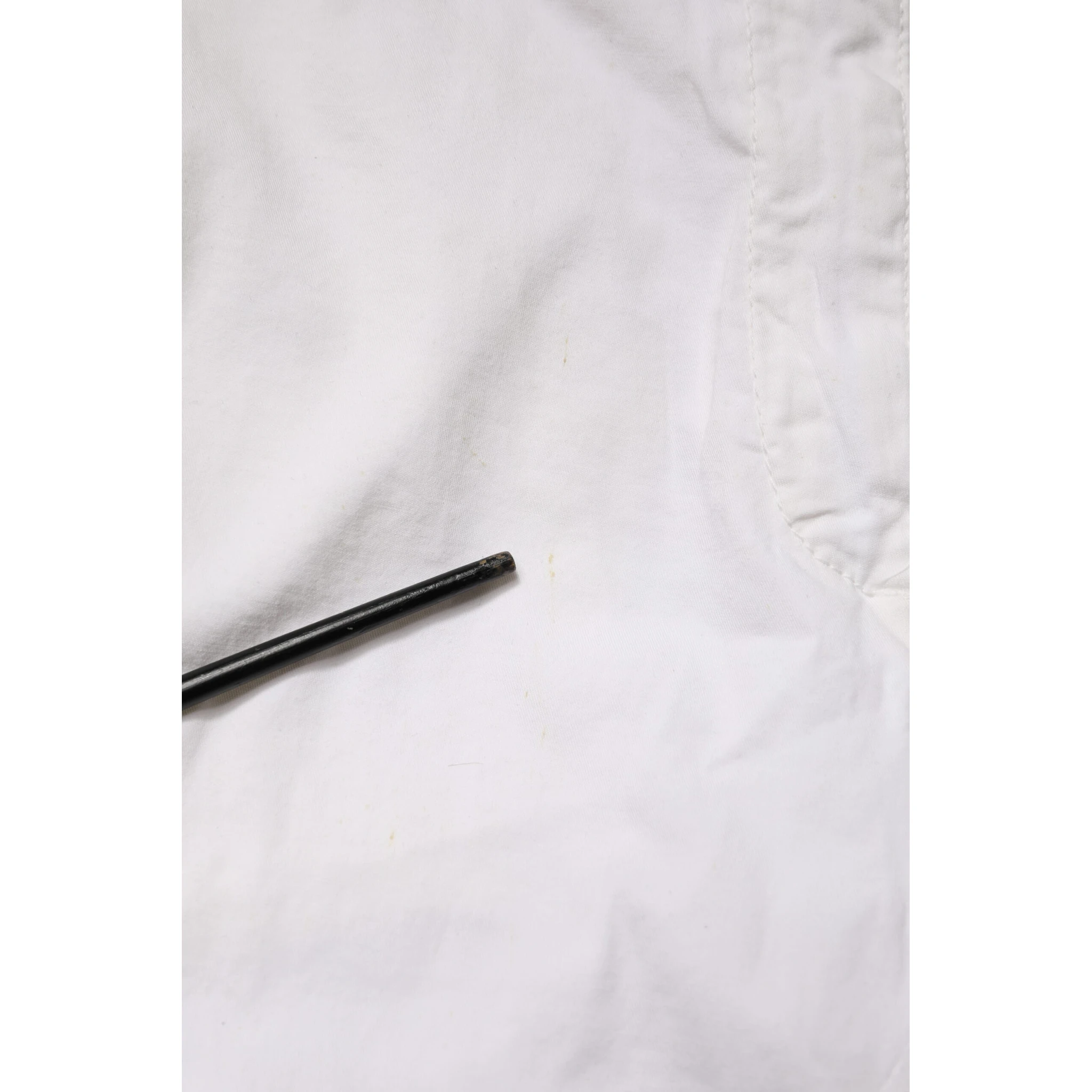 White Mid Waist Skinny Chino Cotton Trouser Pants