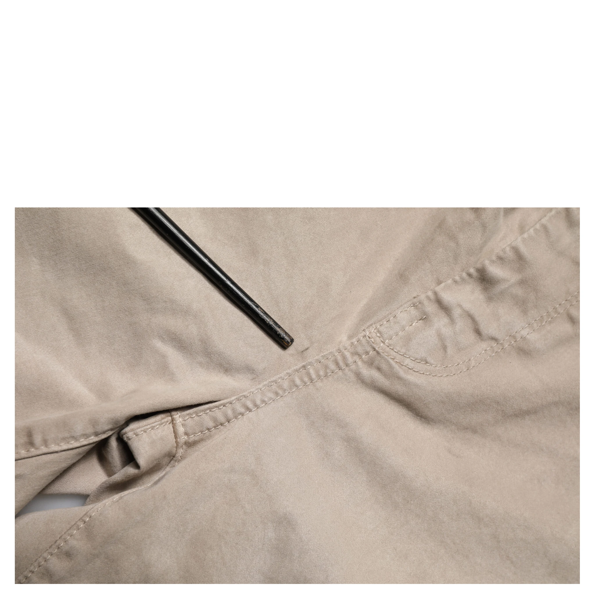 Beige Skinny Mid Waist Chino Casual Trouser Pants