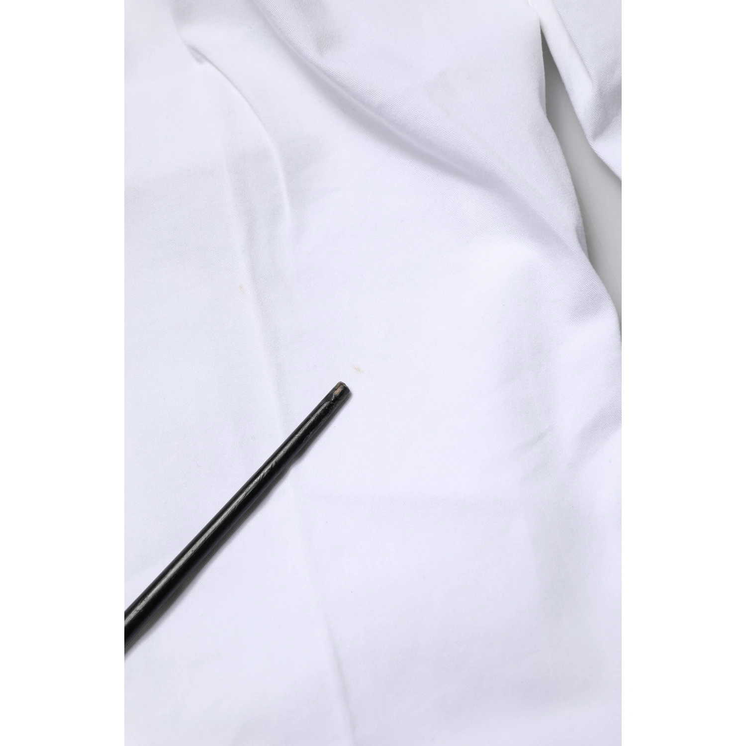 White Cotton Skinny Mid Waist Chino Trouser Pants