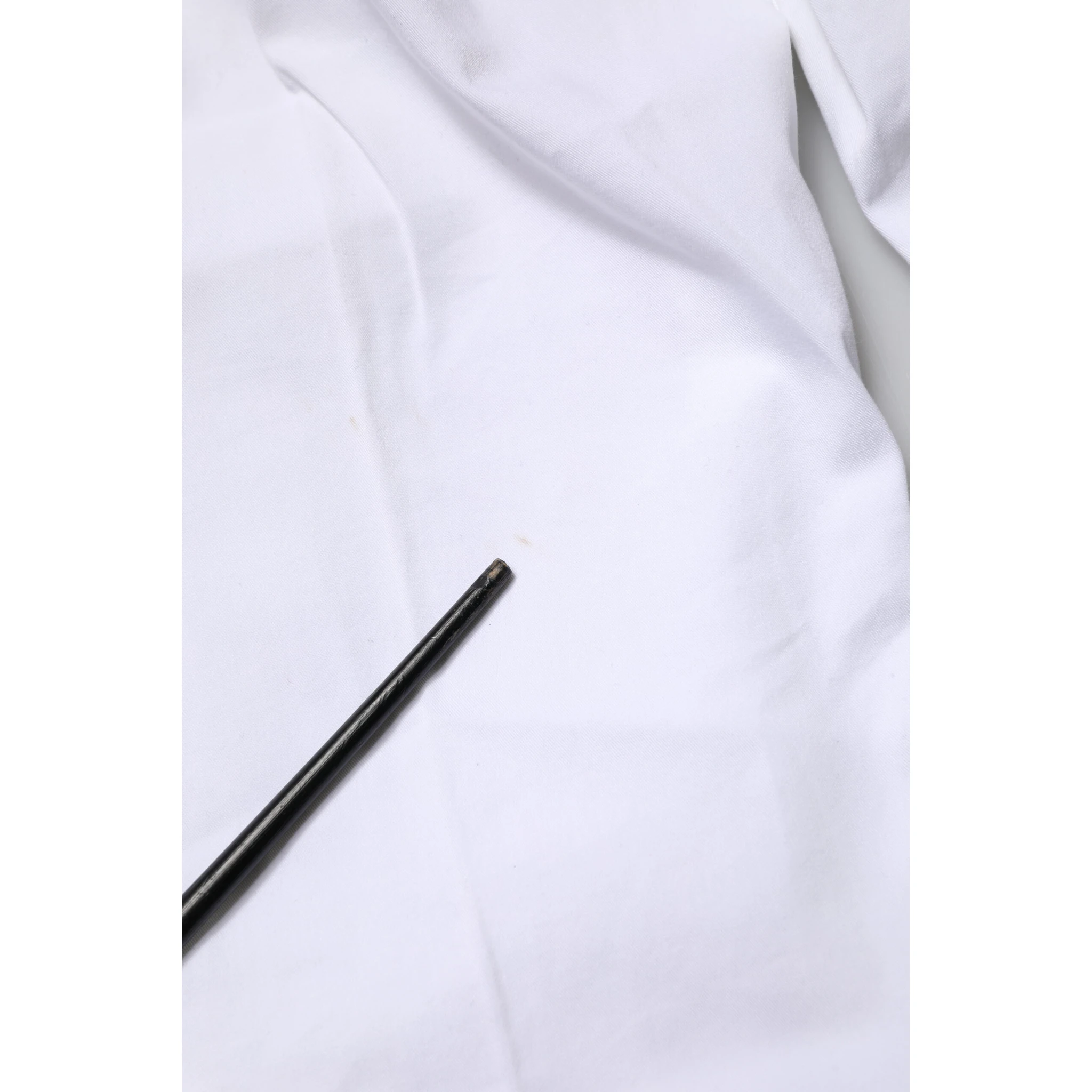 White Cotton Skinny Mid Waist Chino Trouser Pants