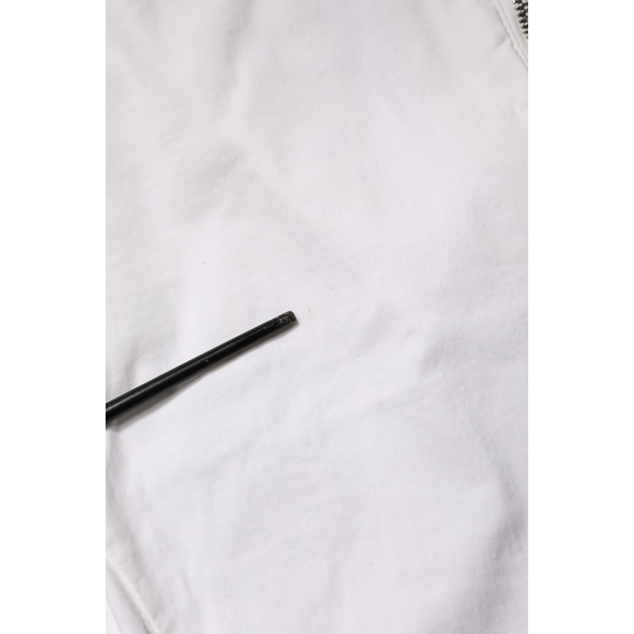 White Mid Waist Skinny Chino Cotton Trouser Pants