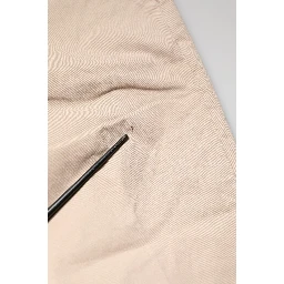 Beige Straight Mid Waist Chino Trouser Casual Pants