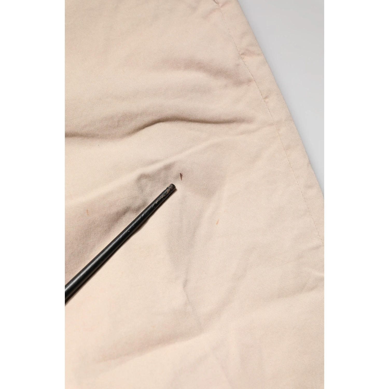 Beige Straight Mid Waist Chino Trouser Casual Pants