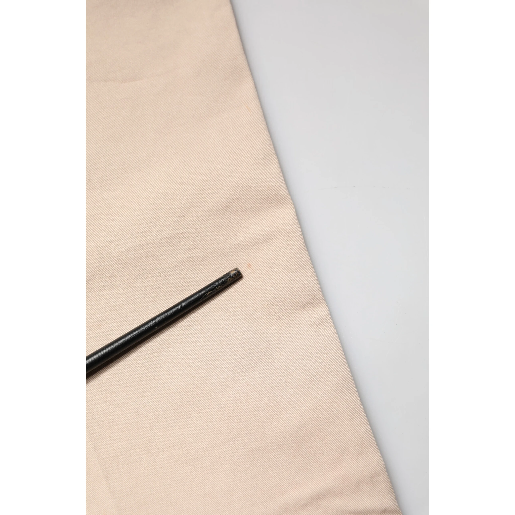 Beige Straight Mid Waist Chino Trouser Casual Pants