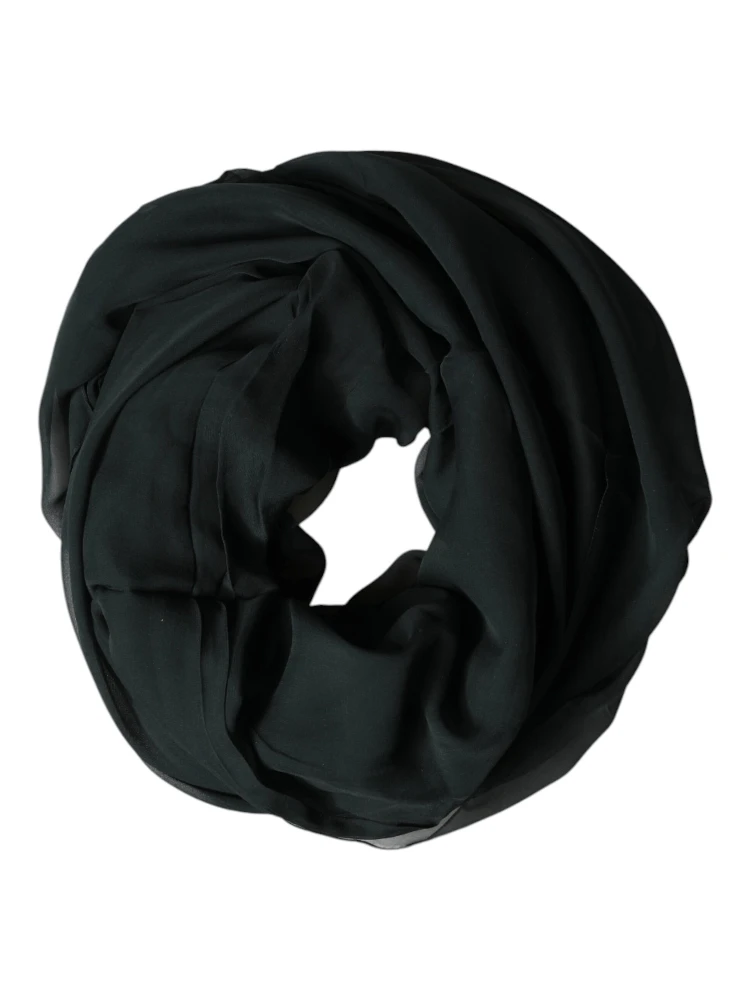 Dark Green Stole Silk Neck Wrap Shawl Scarf alternative
