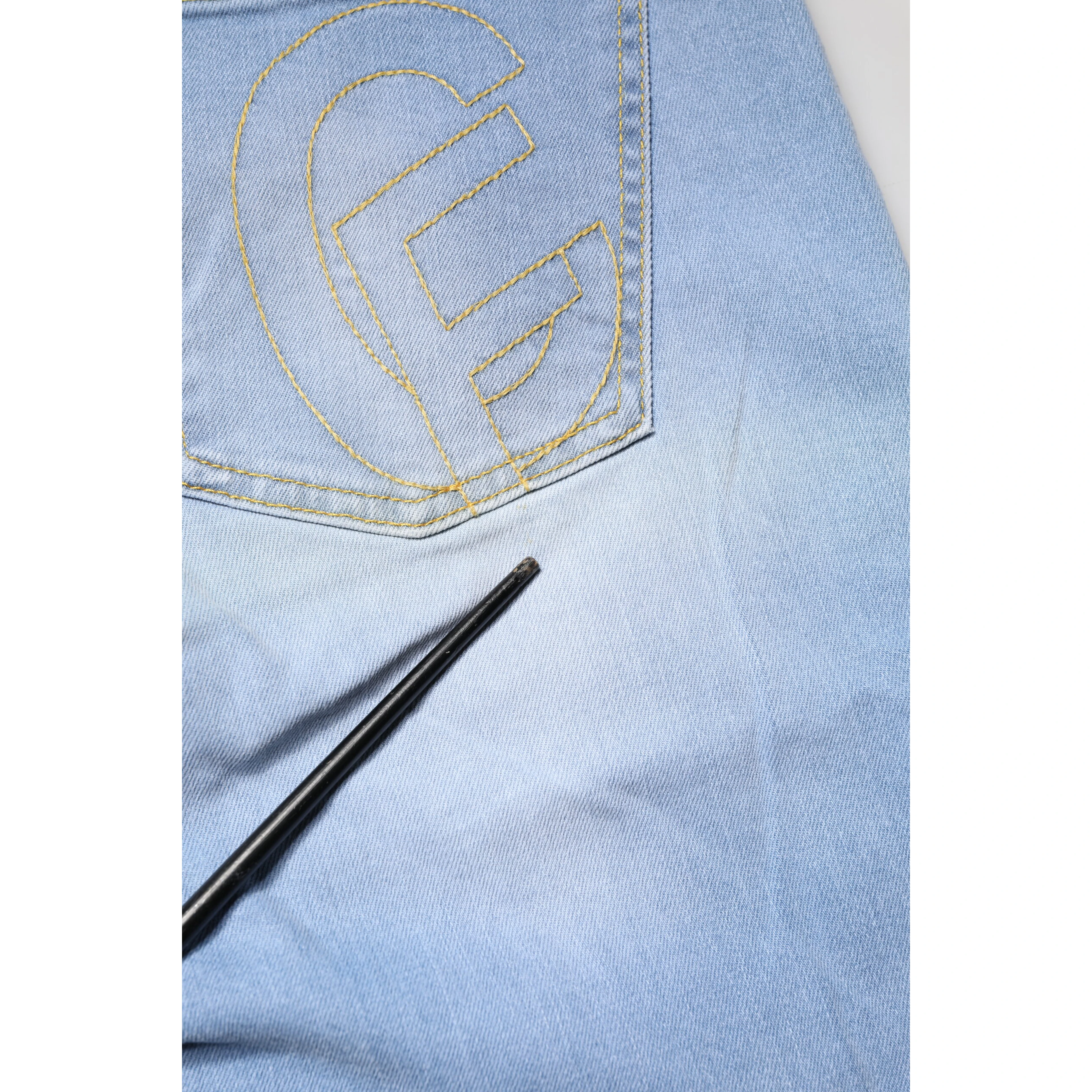 Light Blue Washed High Waist Bootcut Denim Jeans