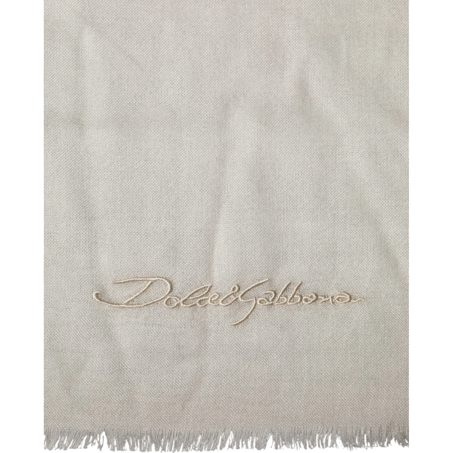 White Cashmere Knit Neck Wrap Shawl Scarf
