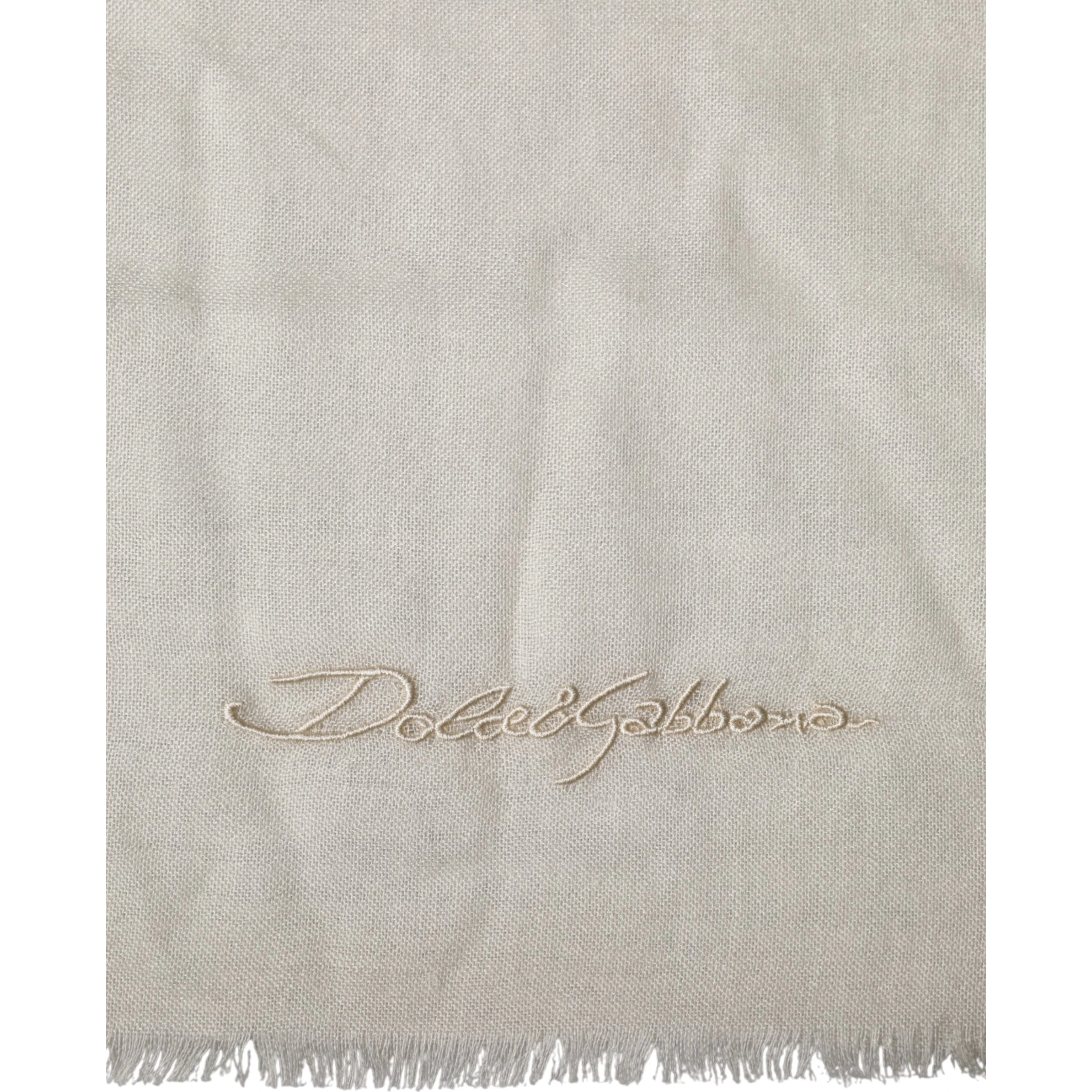 White Cashmere Knit Neck Wrap Shawl Scarf
