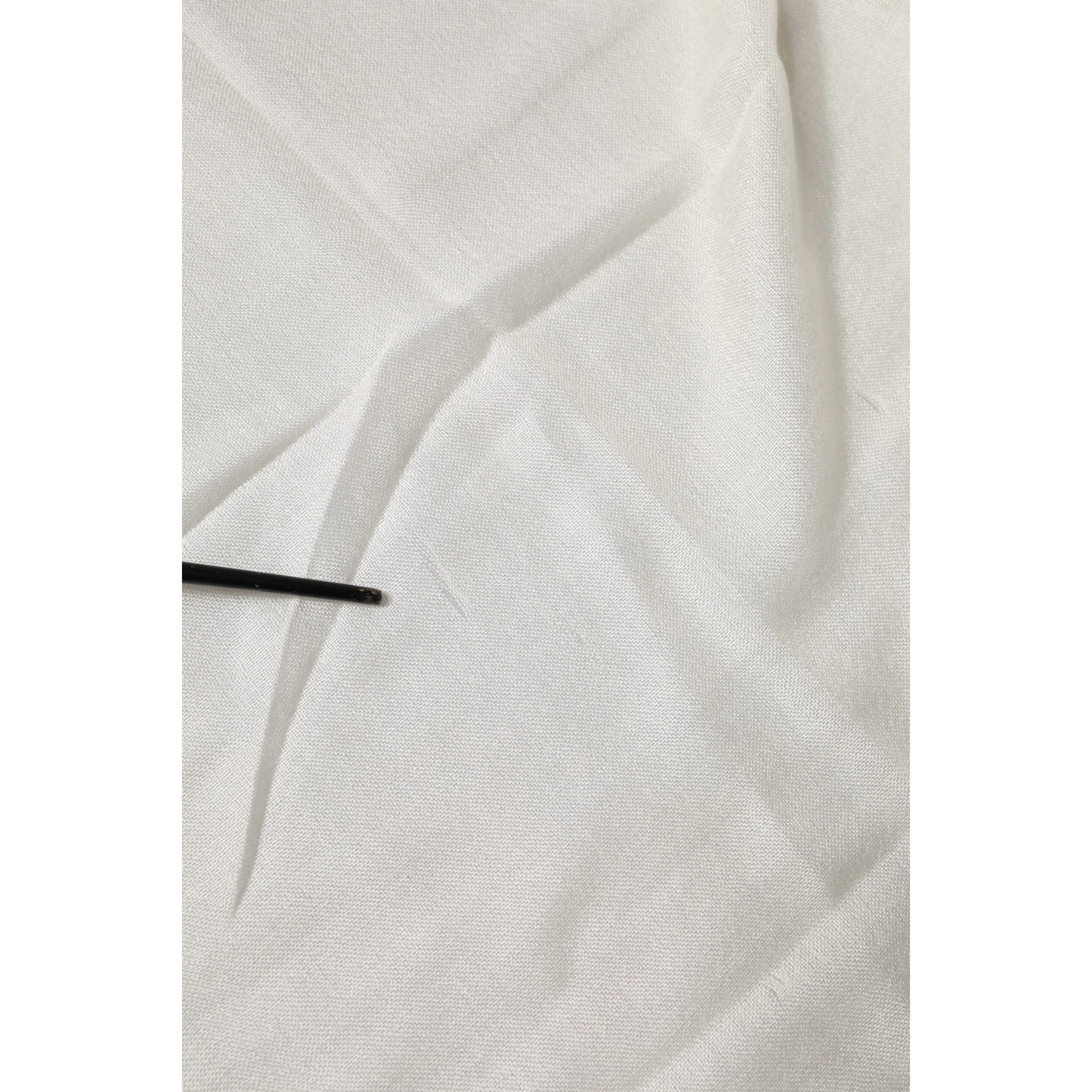 White Cashmere Knit Neck Wrap Shawl Scarf