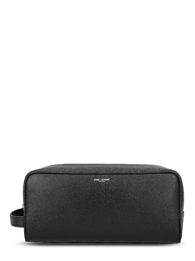 PARIS Grooming case in grain de poudre leather