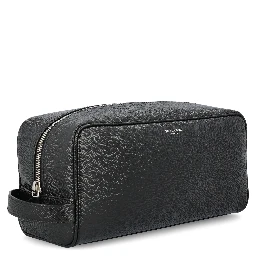 PARIS Grooming case in grain de poudre leather