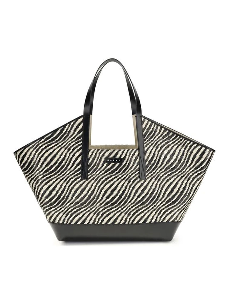 Black Polyamide Shoulder Bag