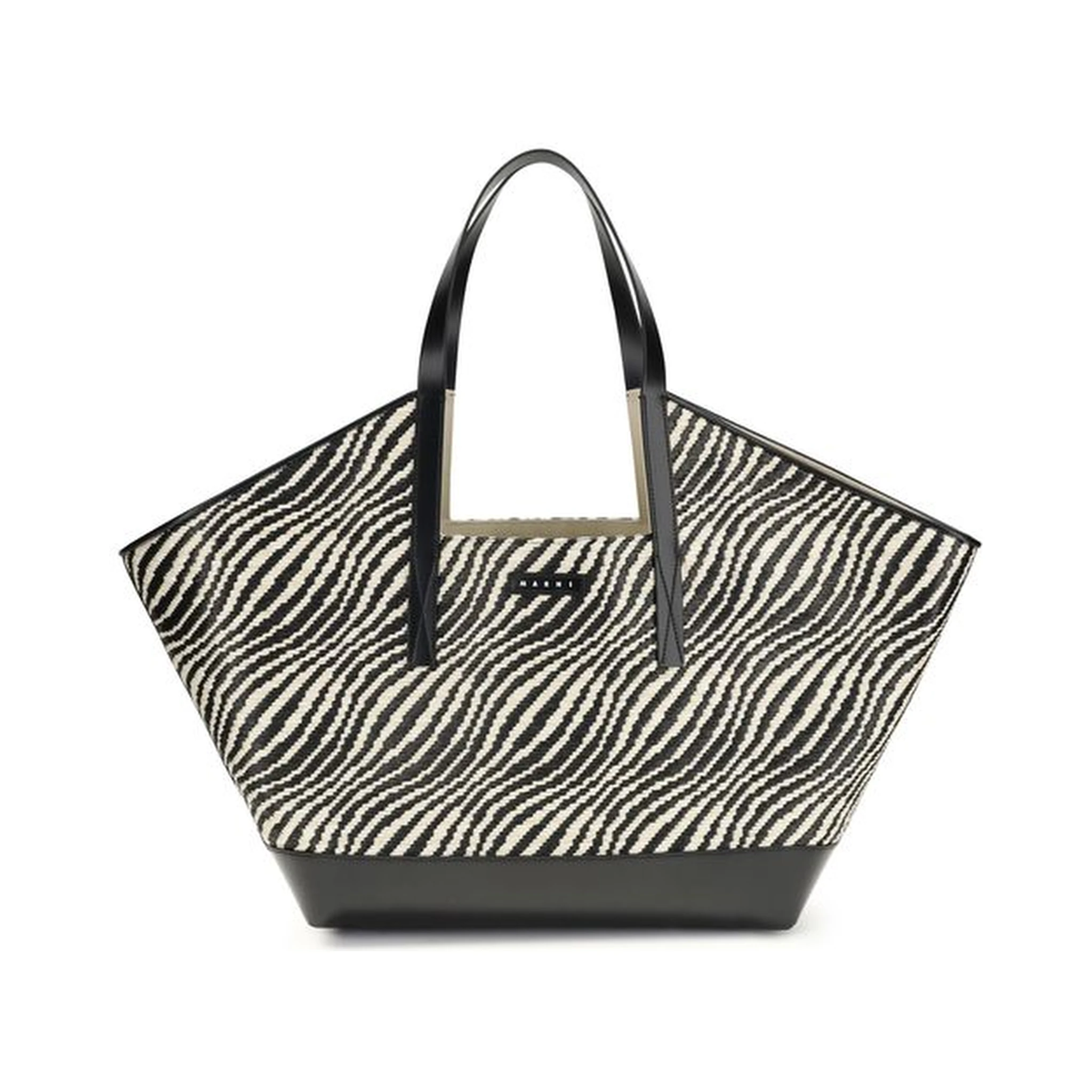 Black Polyamide Shoulder Bag