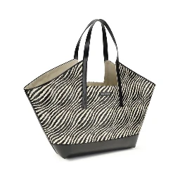 Black Polyamide Shoulder Bag