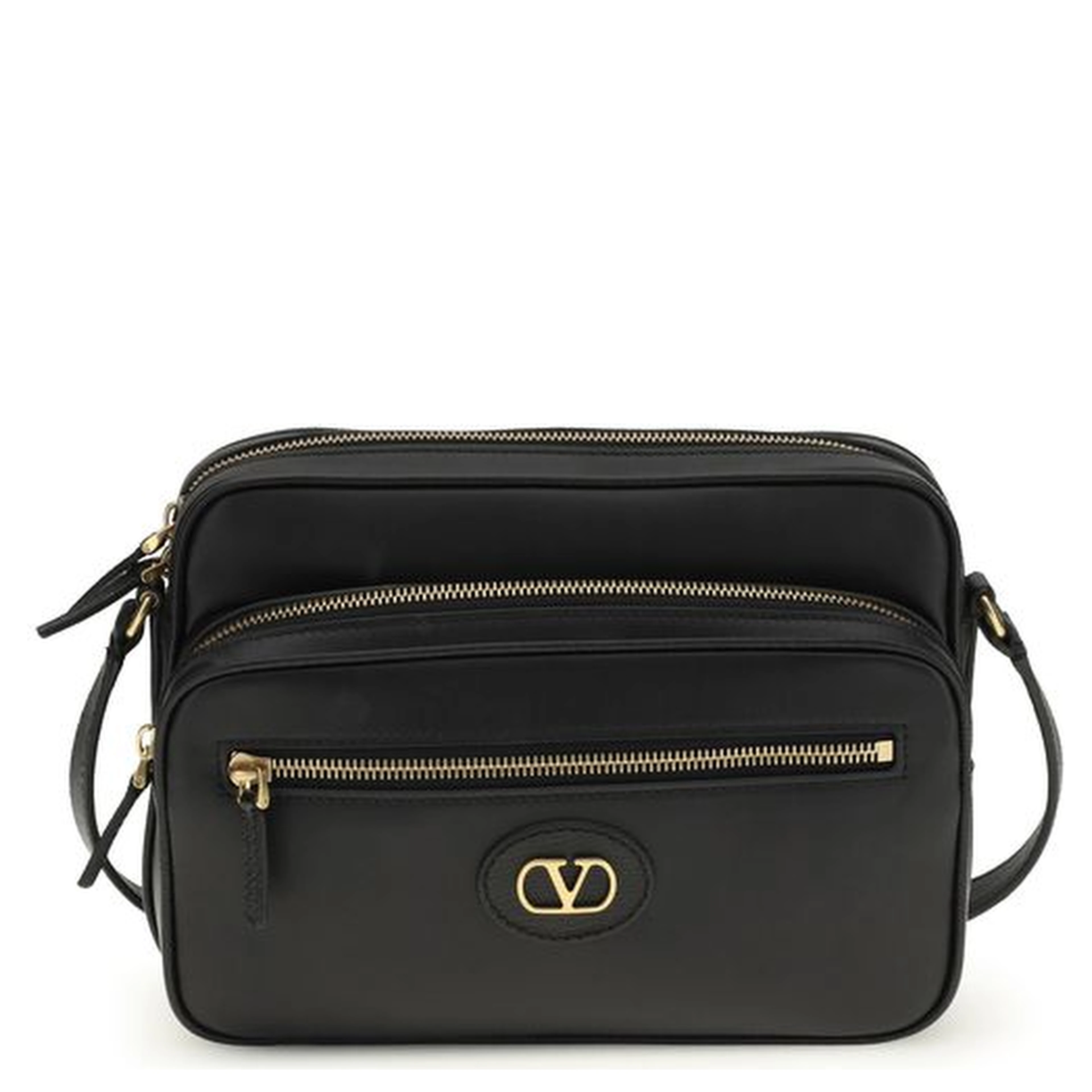 Black Calf Leather Bos Taurus Shoulder Bag