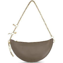 Gray Calf Leather Bos Taurus Shoulder Bag