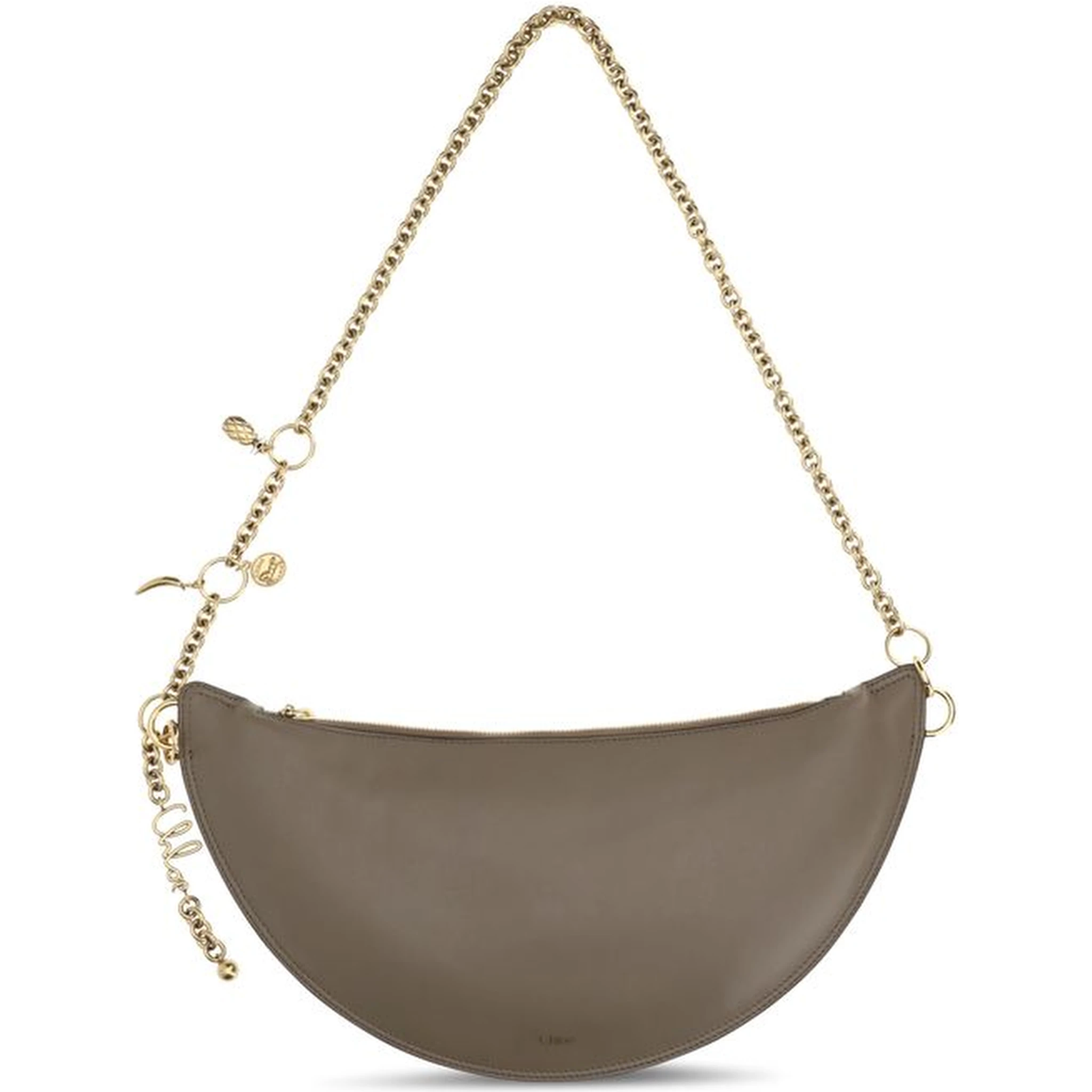 Gray Calf Leather Bos Taurus Shoulder Bag