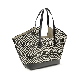 Black Polyamide Shoulder Bag