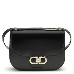 Black Calf Leather Bos Taurus Shoulder Bag