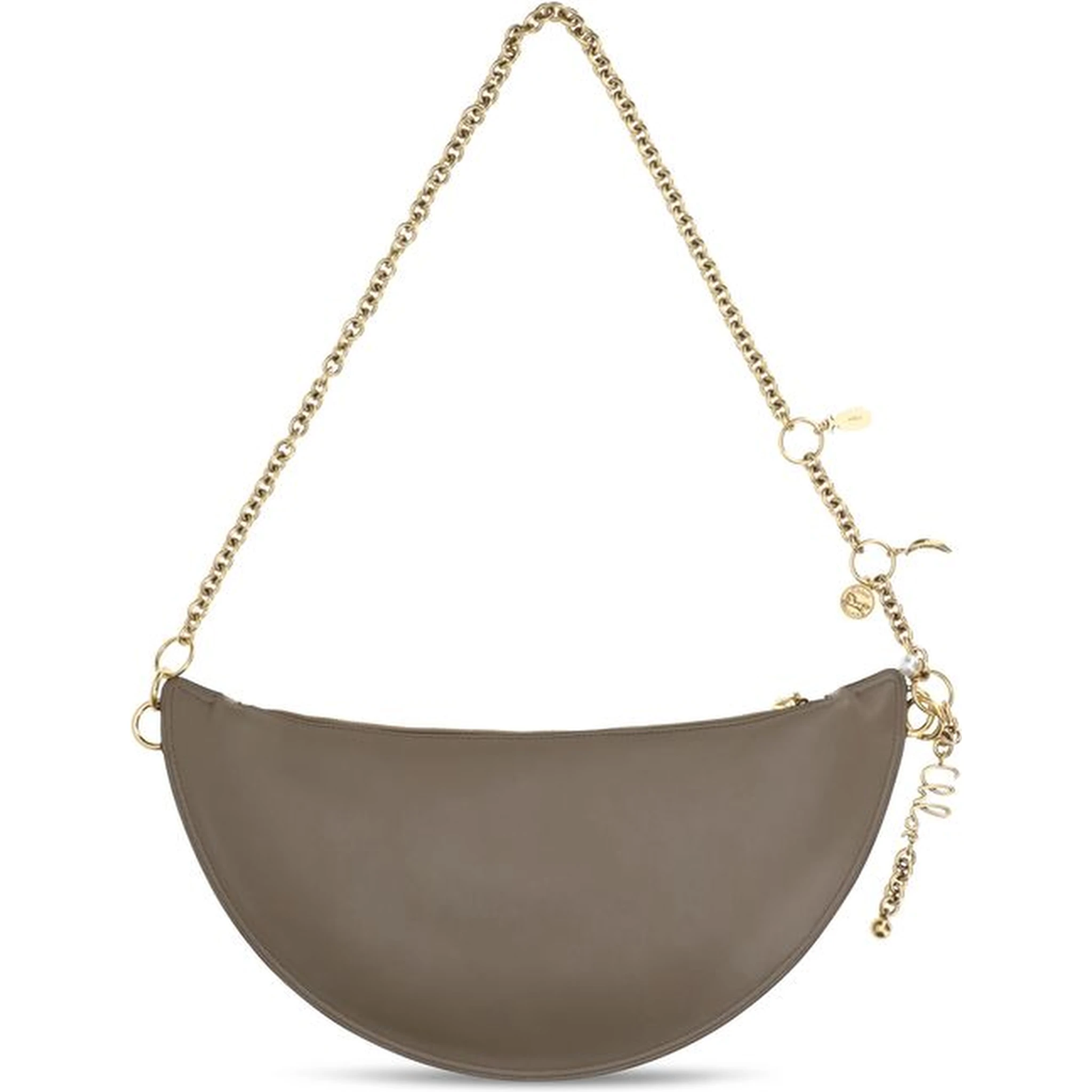 Gray Calf Leather Bos Taurus Shoulder Bag