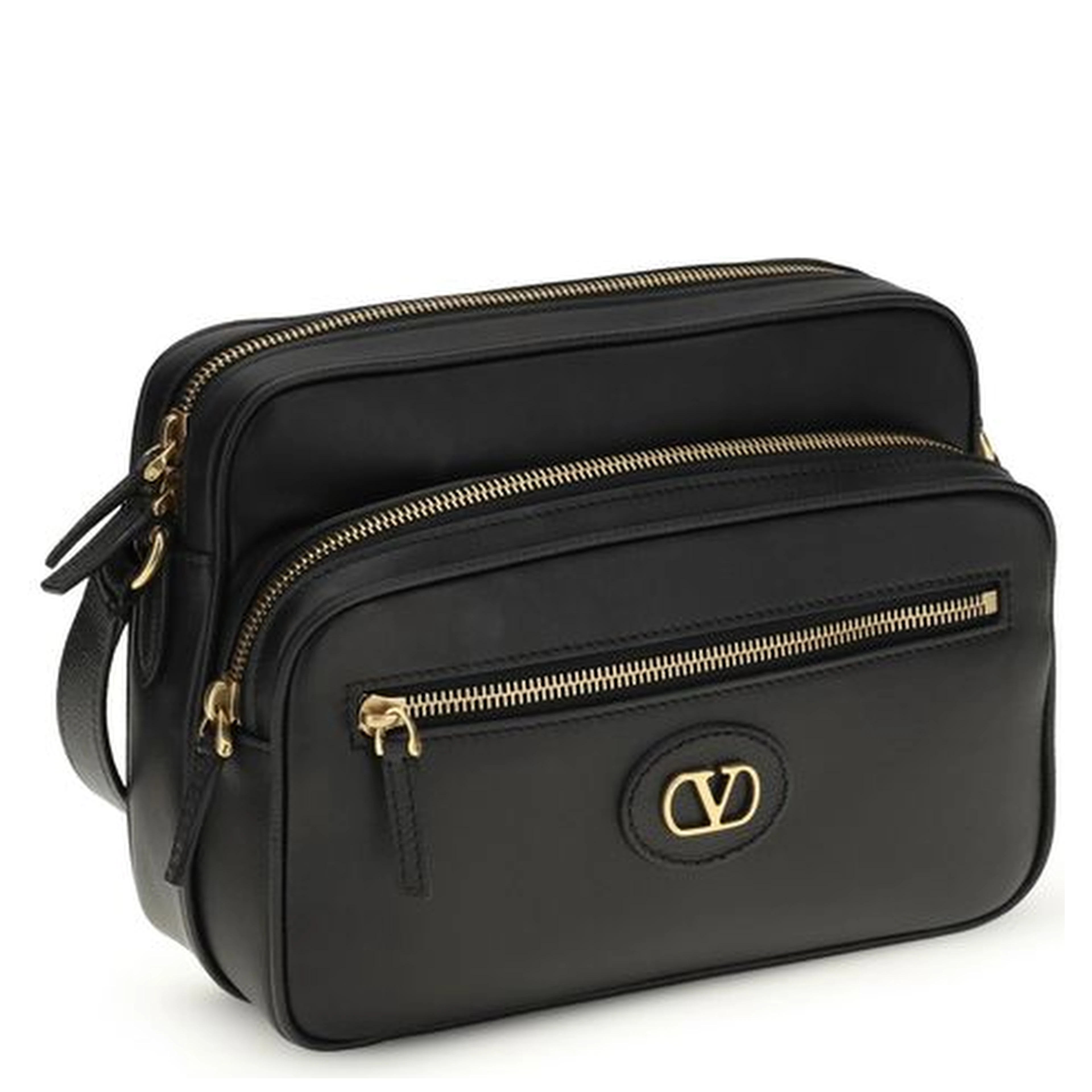 Black Calf Leather Bos Taurus Shoulder Bag