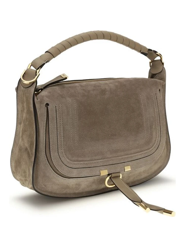 Beige Calf Leather Bos Taurus Shoulder Bag alternative