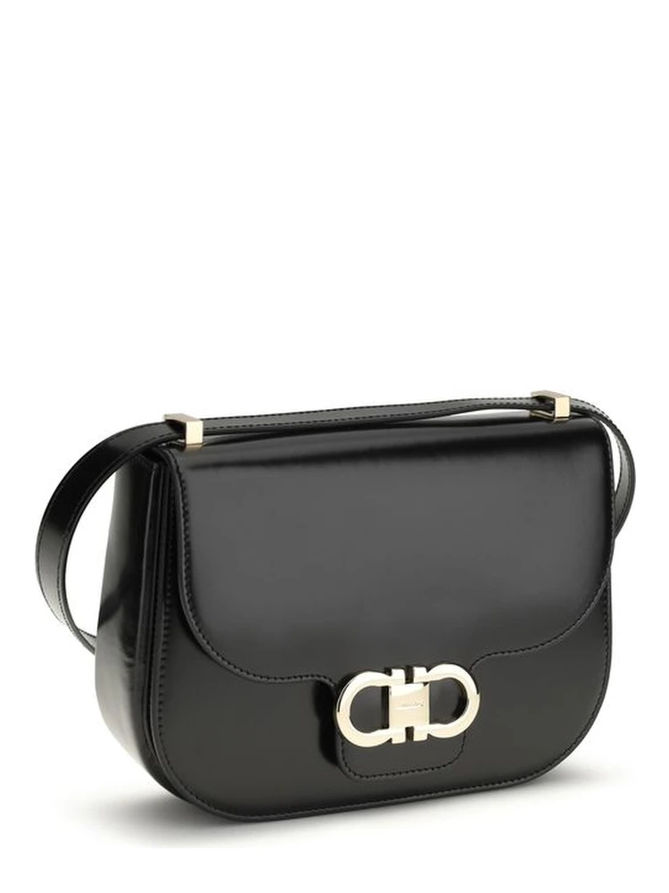Black Calf Leather Bos Taurus Shoulder Bag alternative
