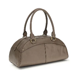 Gray Calf Leather Bos Taurus Handbag
