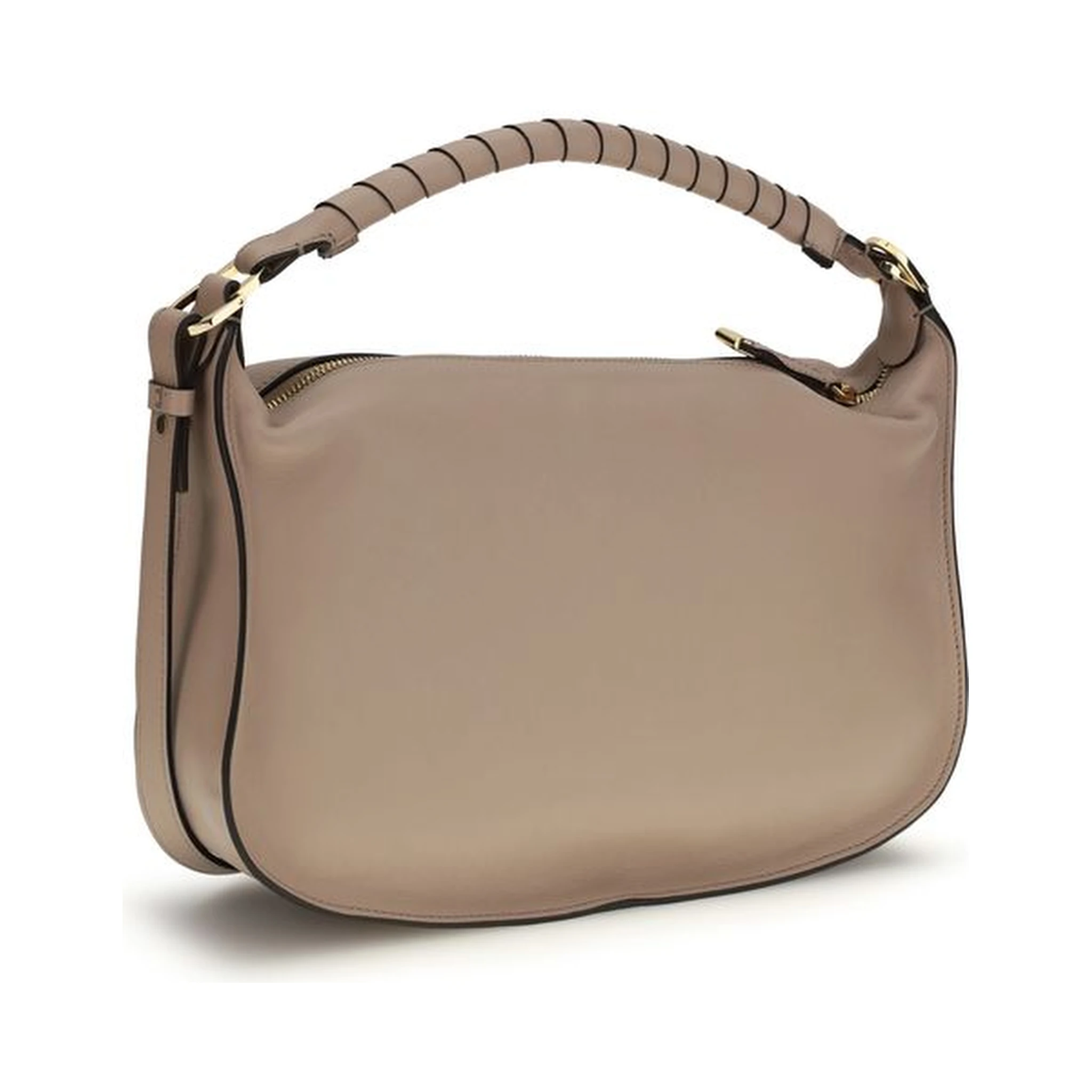 Gray Calf Leather Bos Taurus Shoulder Bag