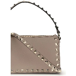 حقيبة كتف بوس توروس متعددة الألوان من جلد العجل