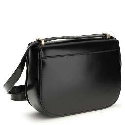 Black Calf Leather Bos Taurus Shoulder Bag