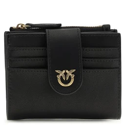 محفظة بوس توروس من جلد العجل الأسود