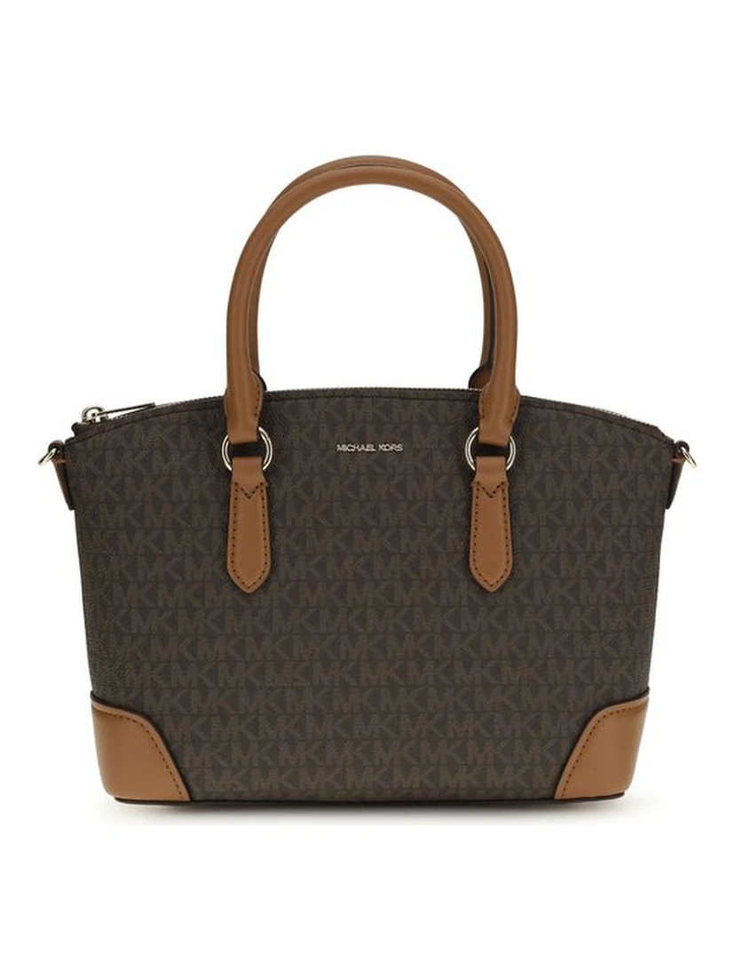 Brown Other Fibres Shoulder Bag