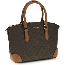 Brown Other Fibres Shoulder Bag