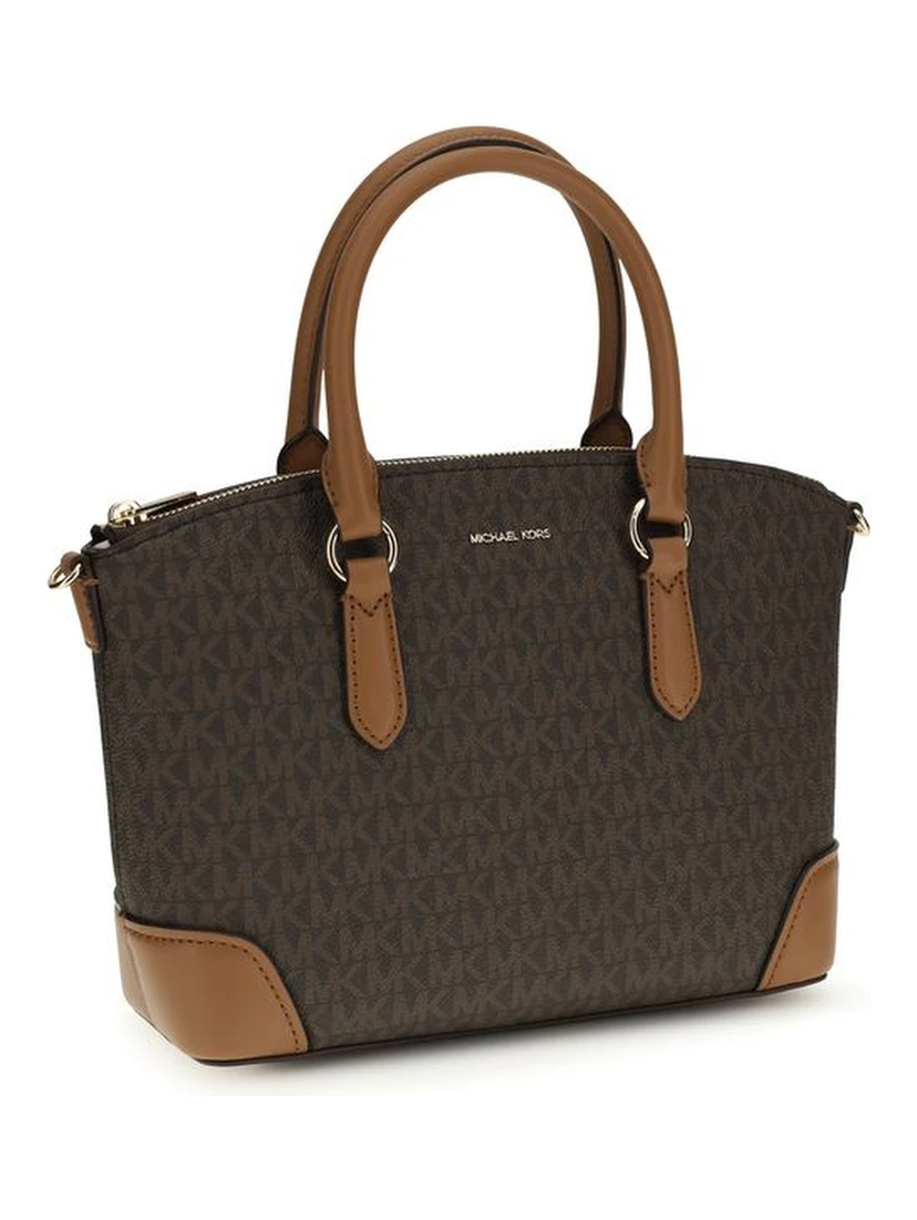 Brown Other Fibres Shoulder Bag