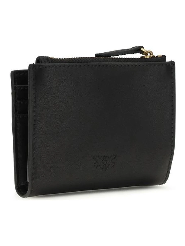 محفظة بوس توروس من جلد العجل الأسود alternative