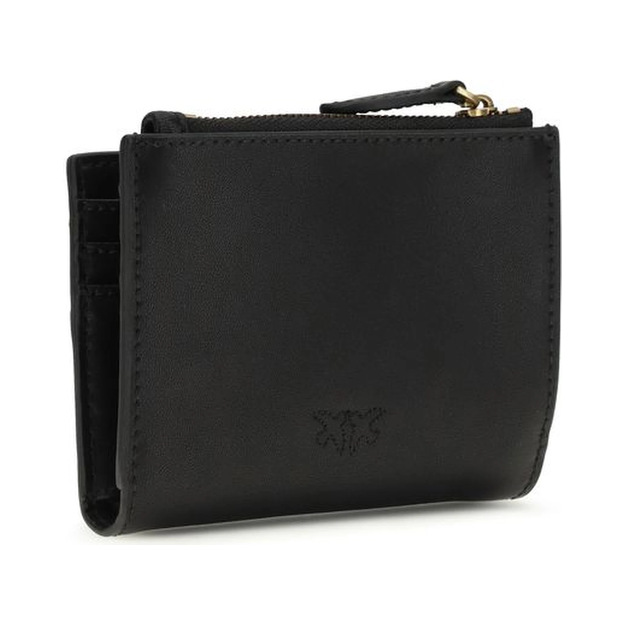 محفظة بوس توروس من جلد العجل الأسود