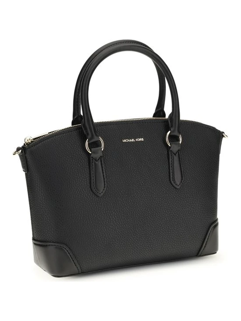 Black Calf Leather Bos Taurus Shoulder Bag