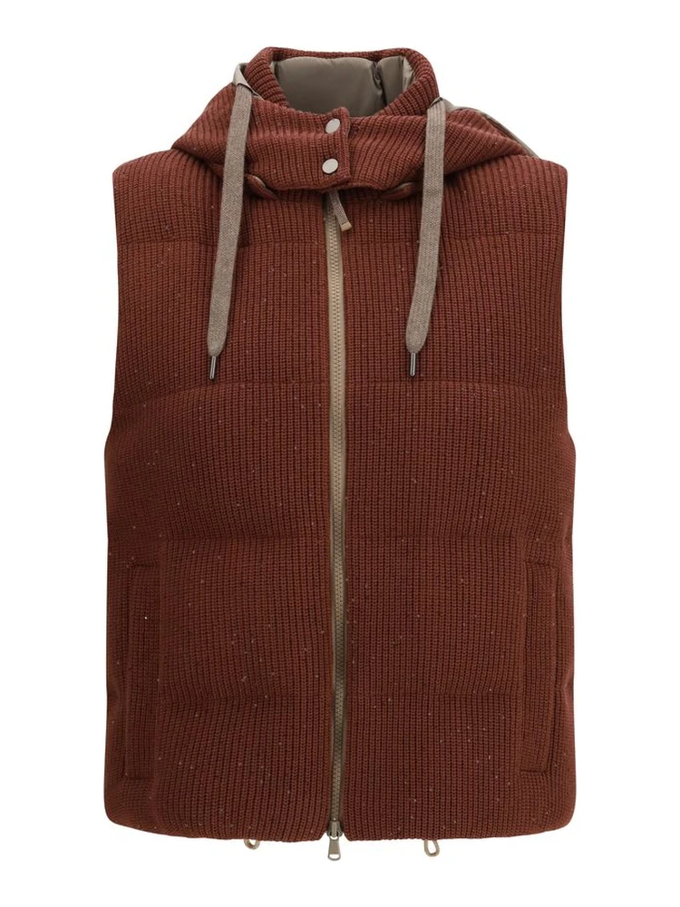 Brown Cotton Jackets And Coat