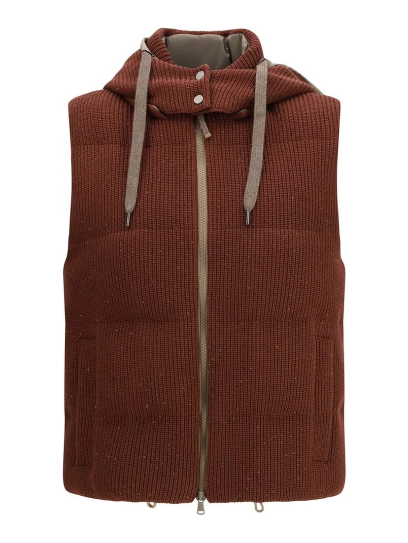 Brown Cotton Jackets And Coat