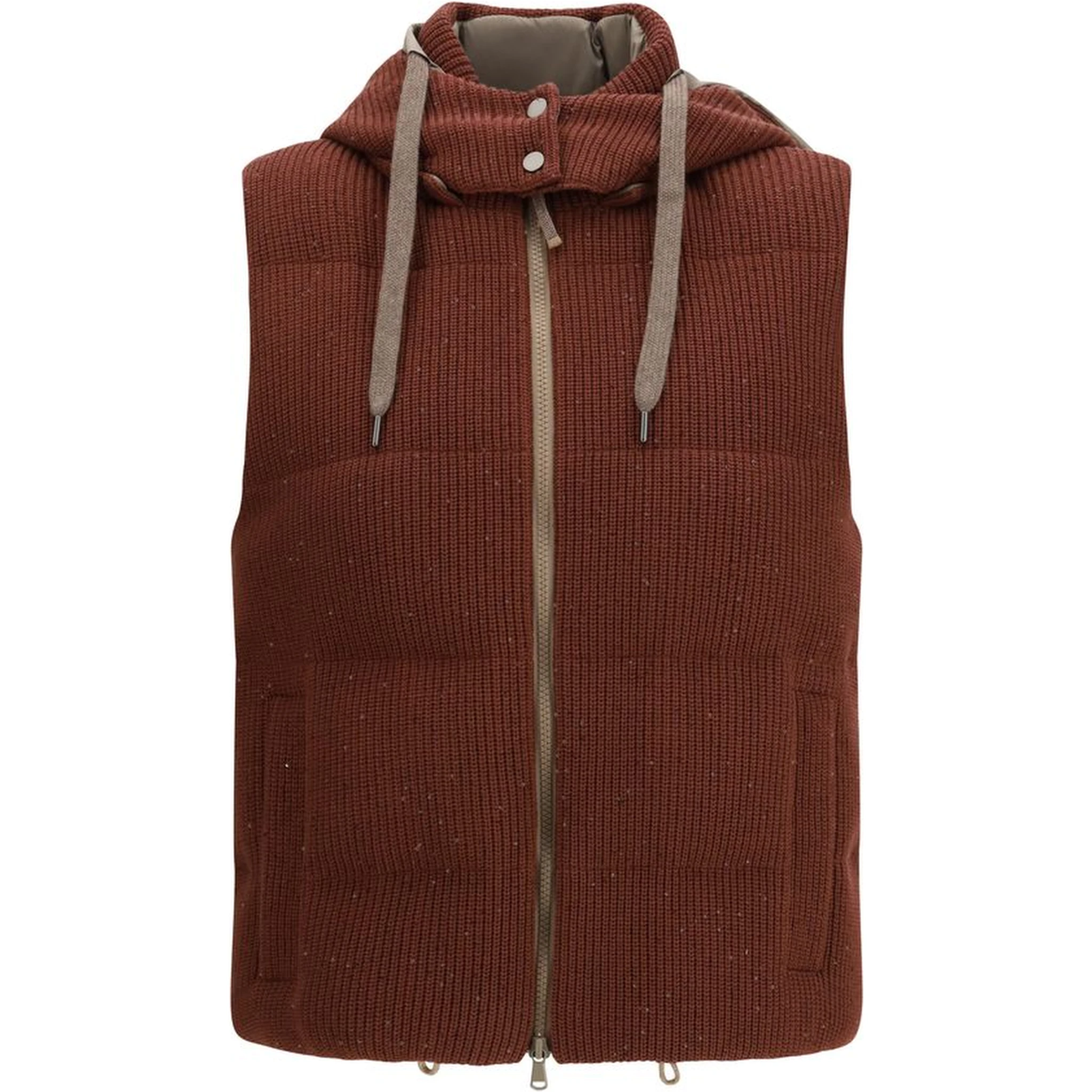 Brown Cotton Jackets And Coat