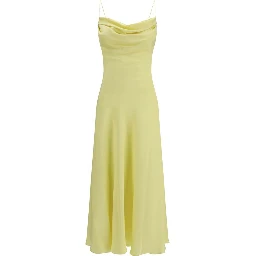 Bicolor Silk Casual Dress